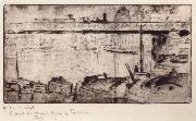 Camille Pissarro, The railway bridge at Pontoise